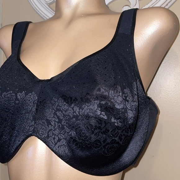 Soma women’s bra 42DDD Stunning support unlined minimizer Black underwire lace - Picture 2 of 8